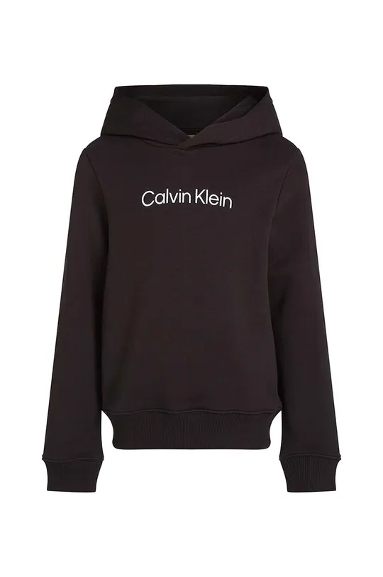 Детская хлопковая кофта Calvin Klein Jeans IU0IU00679.104.116.9BYH чёрный AW24