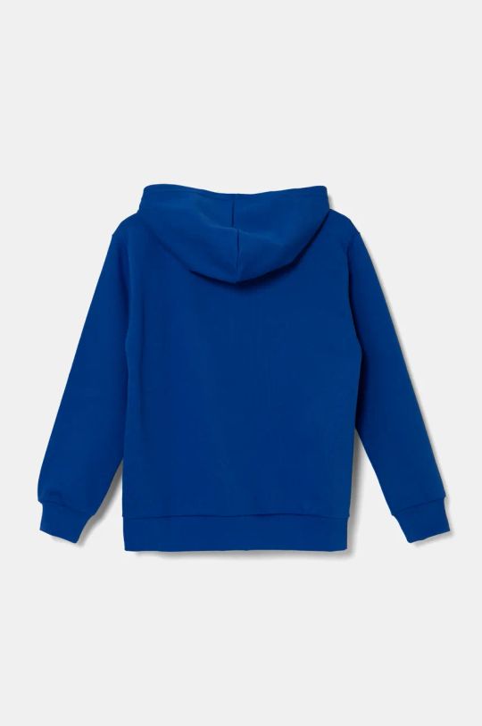 Детски памучен суичър United Colors of Benetton 3FWYC504B.G.Seasonal син AW24