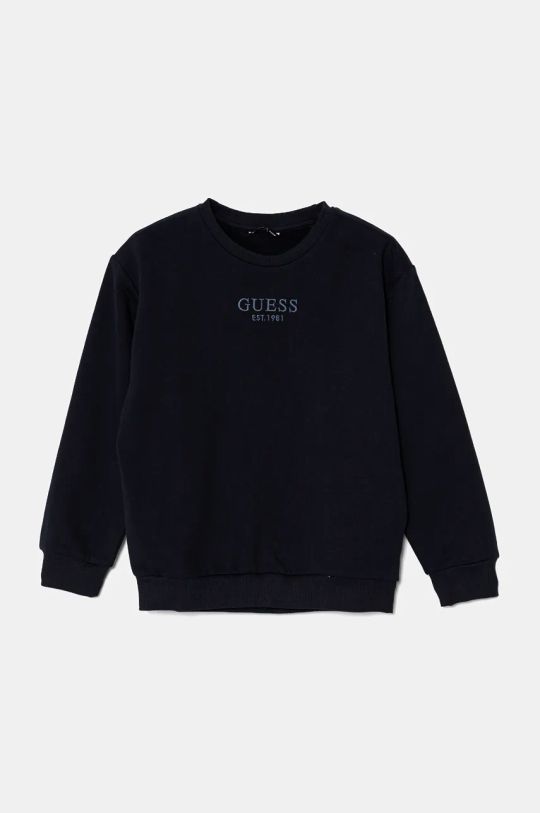 Детски памучен суичър Guess памук тъмносин L4BQ28.KAV33.9BYH