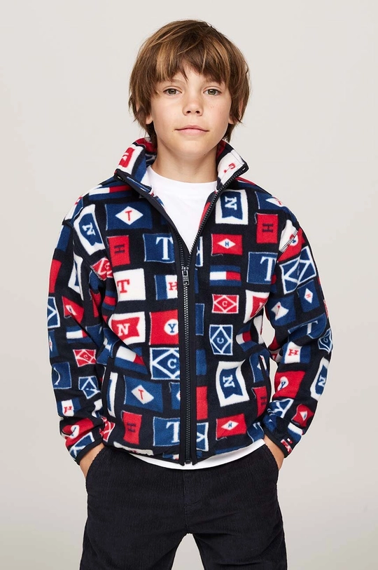 Παιδική μπλούζα Tommy Hilfiger χωρίς κουκούλα μπλε KB0KB09378.9BYH.