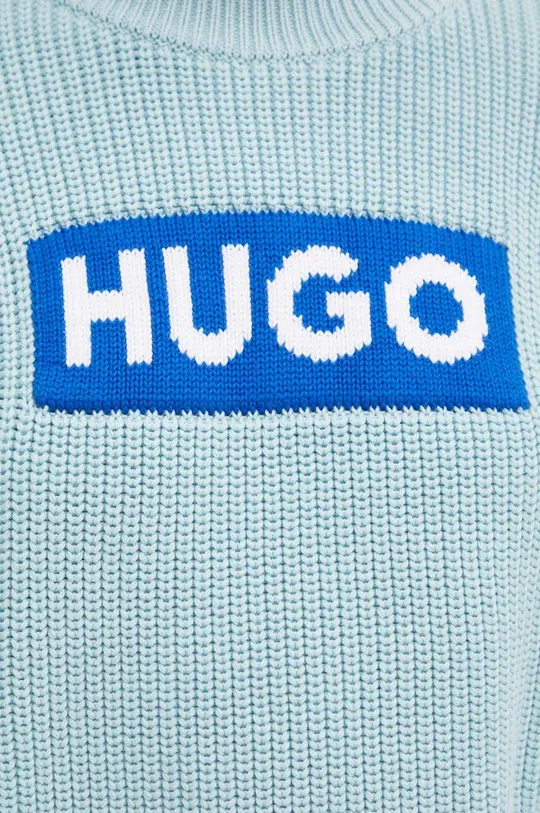 Хлопковый свитер Hugo Blue Женский