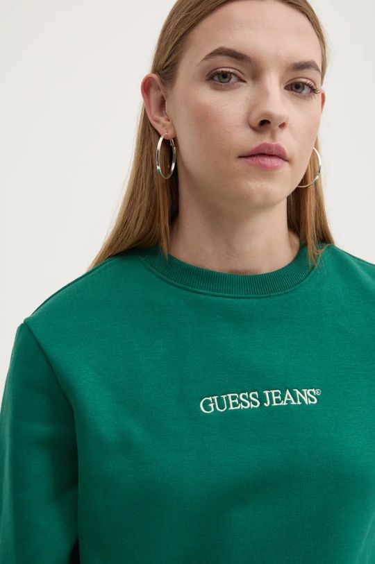 Guess Jeans bluza verde W4YQ10.KC811