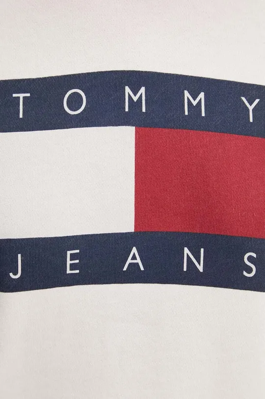 Бавовняна кофта Tommy Jeans DW0DW18654 бежевий