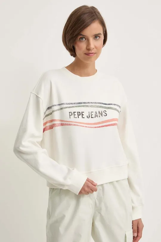 beżowy Pepe Jeans bluza EDELINE Damski