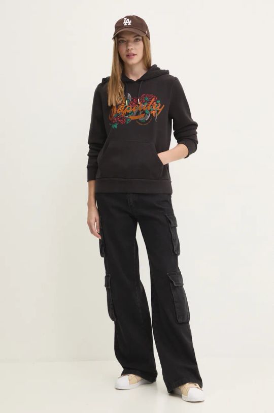 Кофта Superdry W2012130A.02A чёрный AW24