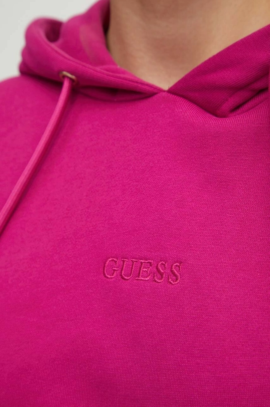 Guess bluza bawełniana STACIE V4BQ00.KC5O0 różowy