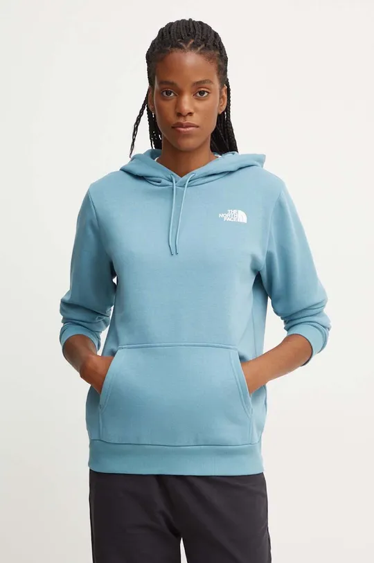 Кофта The North Face Simple Dome Hoodie голубой NF0A89EY1OM1