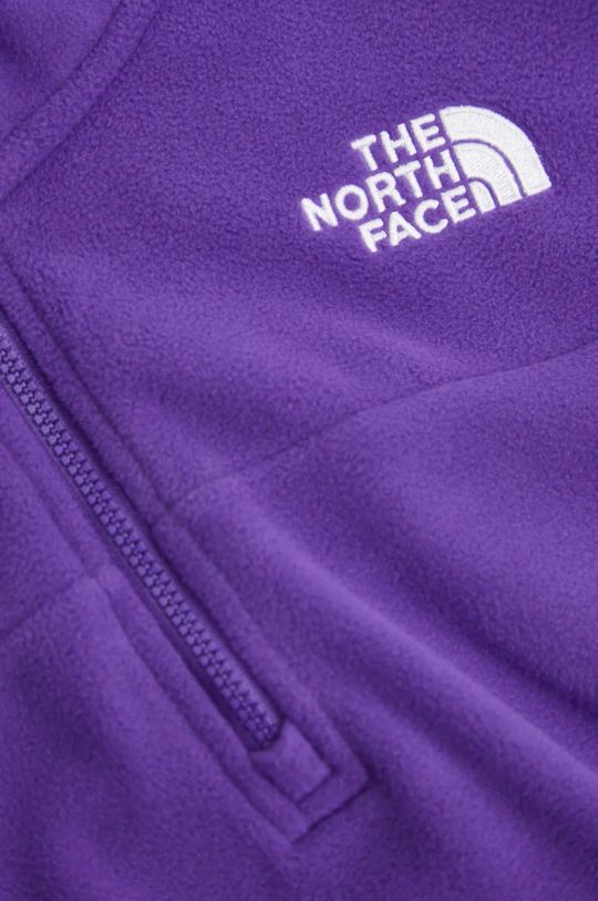 Fleecová mikina The North Face 100 Glacier Half Zip Fleece NF0A89J9NL41 fialová