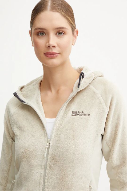 Abbigliamento Jack Wolfskin felpa da sport Rotwand A61897 beige