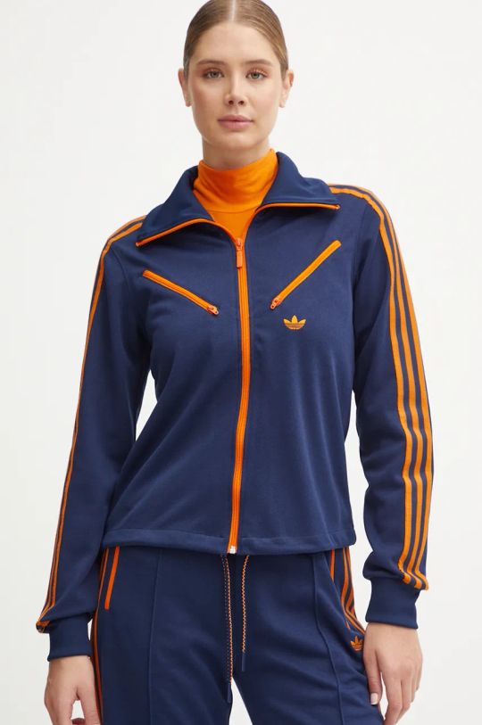 Mikina adidas Originals Montreal Tracktop bez kapuce námořnická modř JL9630