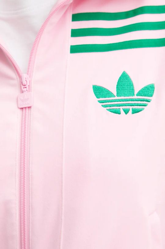 adidas Originals bluza 70s Velour Tracktop JN8284 różowy