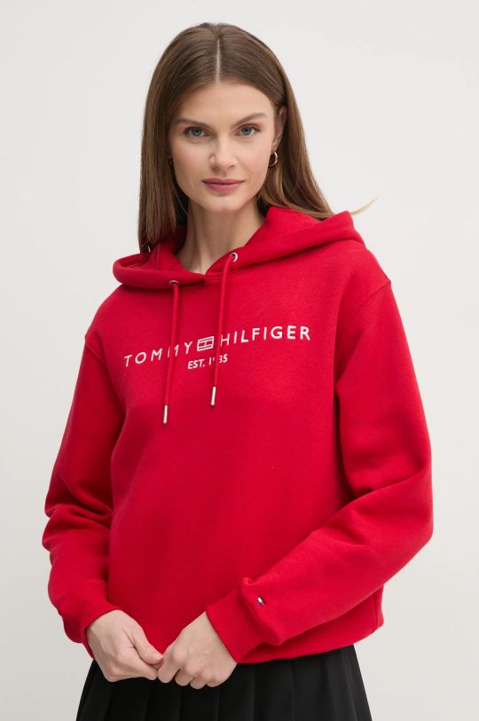 Μπλούζα Tommy Hilfiger κόκκινο WW0WW43598