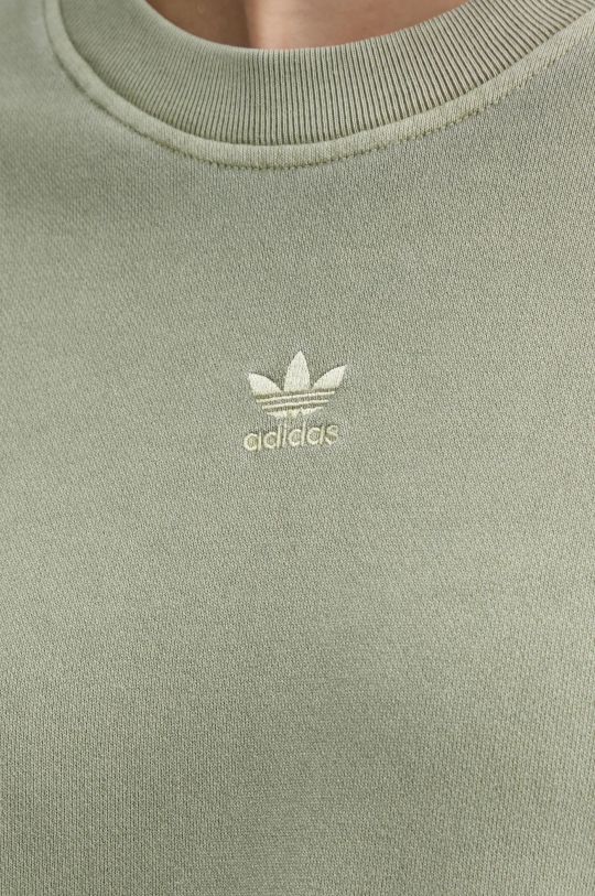 adidas Originals bluza bawełniana IX6977 zielony