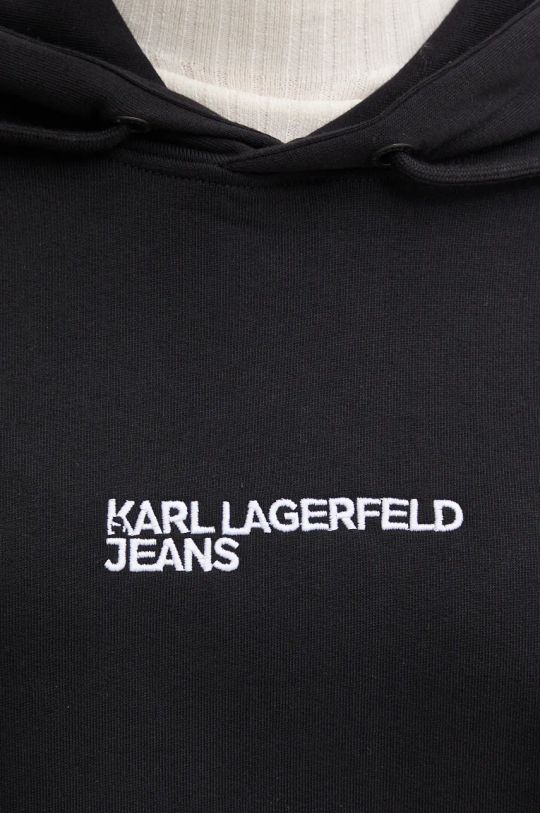 Karl Lagerfeld Jeans felső 246J1802 fekete