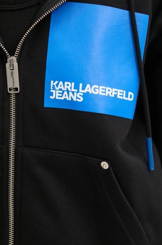 Μπλούζα Karl Lagerfeld Jeans 246J1807 μαύρο