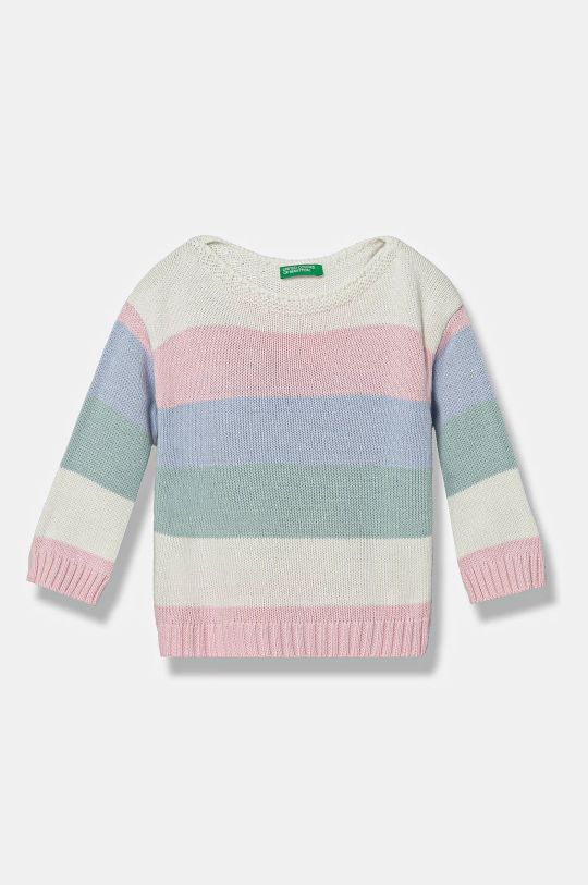 Otroški pulover United Colors of Benetton Tanka roza 1070H102T.P.Seasonal