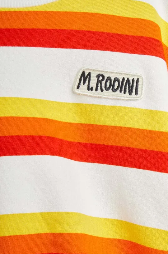 помаранчевий Дитяча бавовняна кофта Mini Rodini Stripe