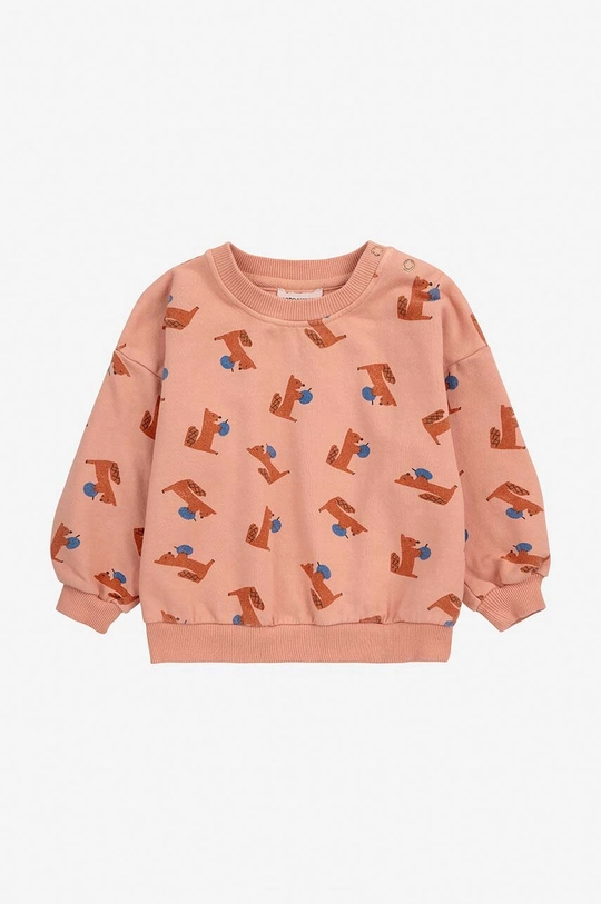 Pulover za dojenčka Bobo Choses Hungry Squirrel 224AB034 oranžna AW24