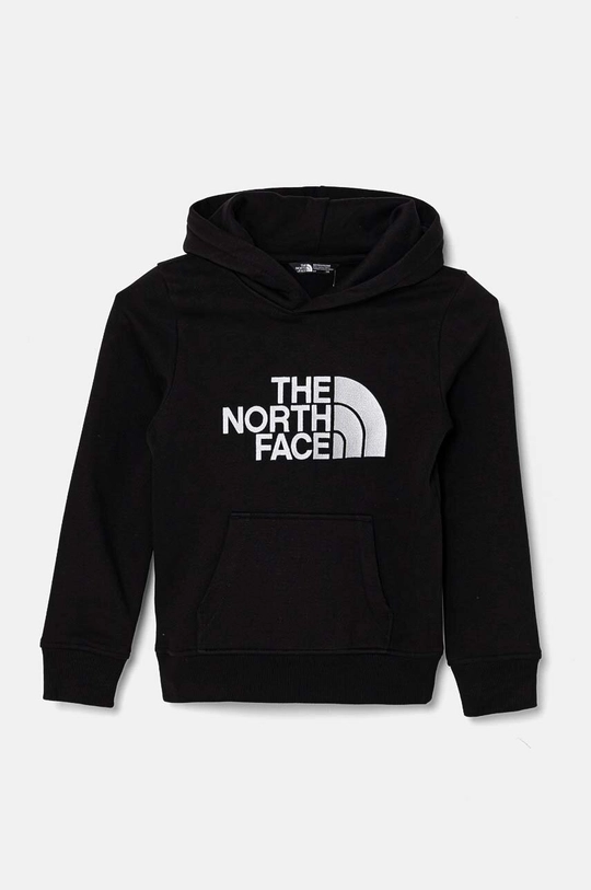 The North Face felpa per bambini DREW PEAK P/O HOODIE con nero NF0A89HHJK31