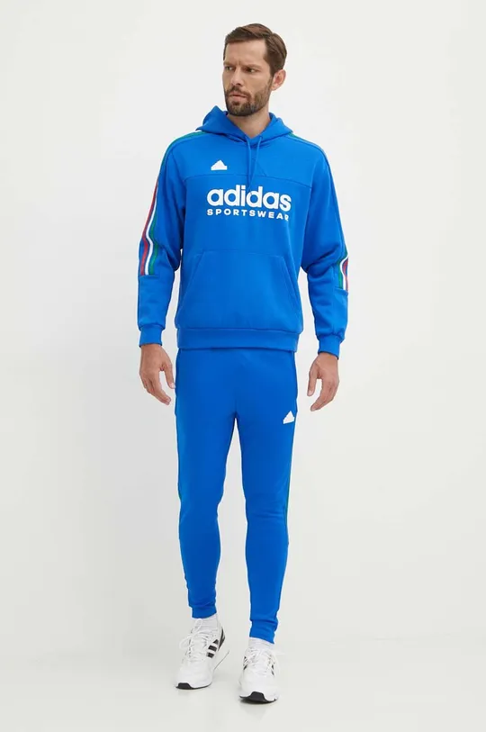 Кофта adidas Tiro голубой