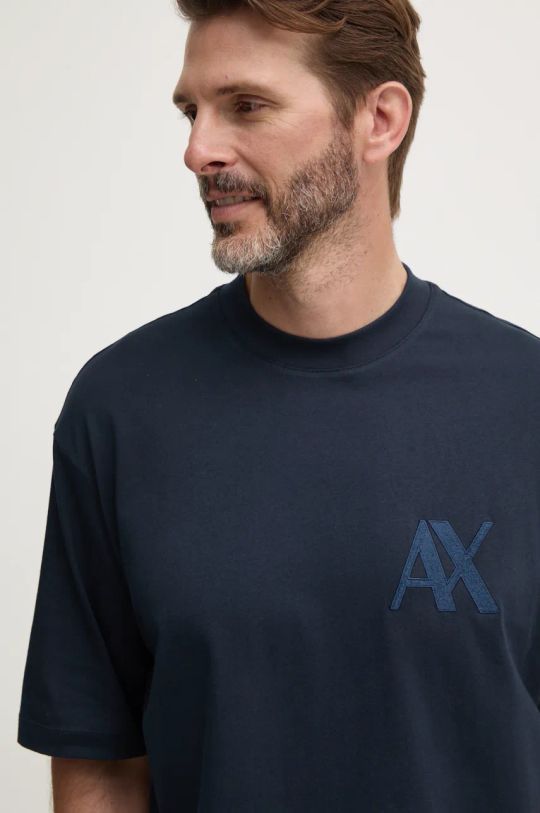 Armani Exchange t-shirt in cotone blu navy 6DZMJF.ZJLFZ