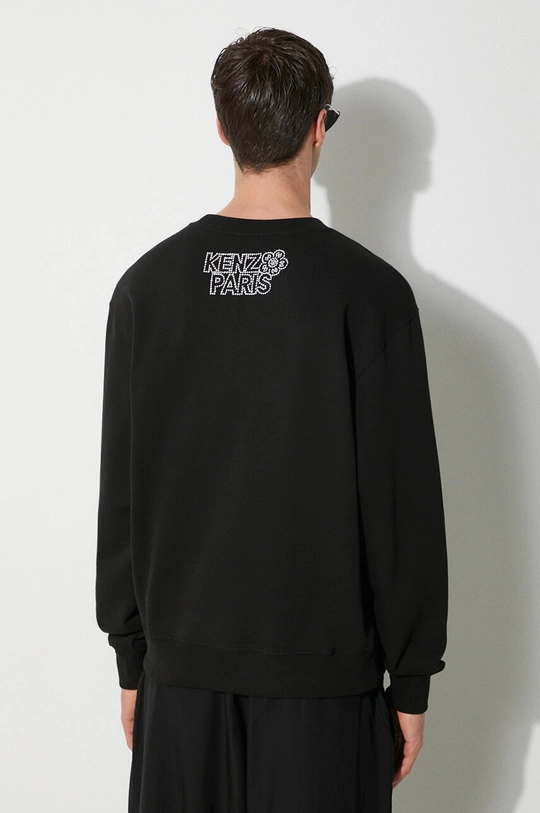 Kenzo cotton sweatshirt Constellation Emb Classic FE65SW2284MG.99J black AW24