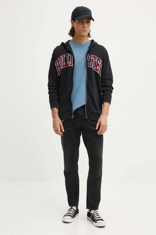 Μπλούζα Hollister Co. KI322.4155.900 μαύρο AW24