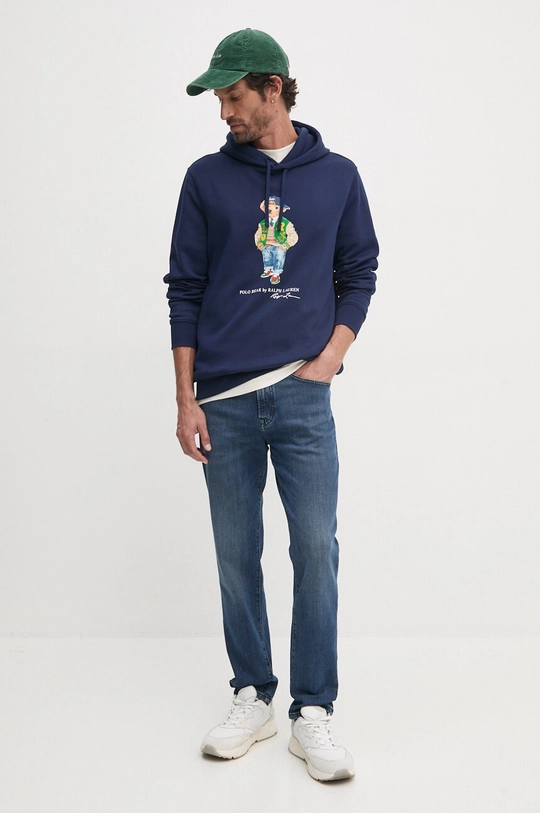 Кофта Polo Ralph Lauren 710951621 темно-синій AW24