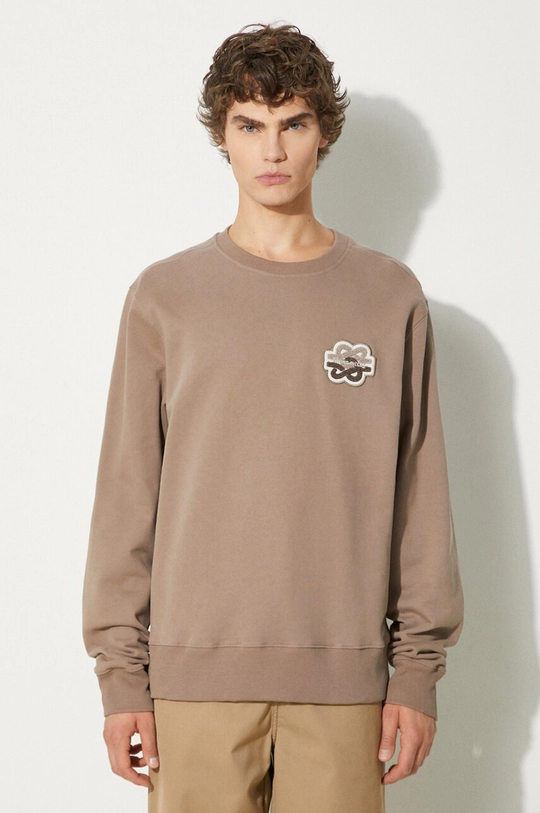 Filling Pieces cotton sweatshirt Gowtu Planet friendly beige 74533921407