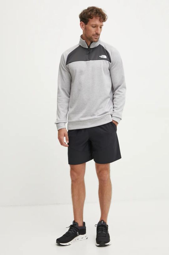 The North Face bluza sportowa Reaxion NF0A855LATE1 szary AW24