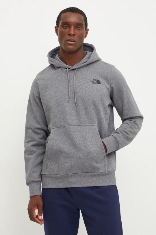 The North Face felpa Hood Logo con grigio NF0A89EJDYY1