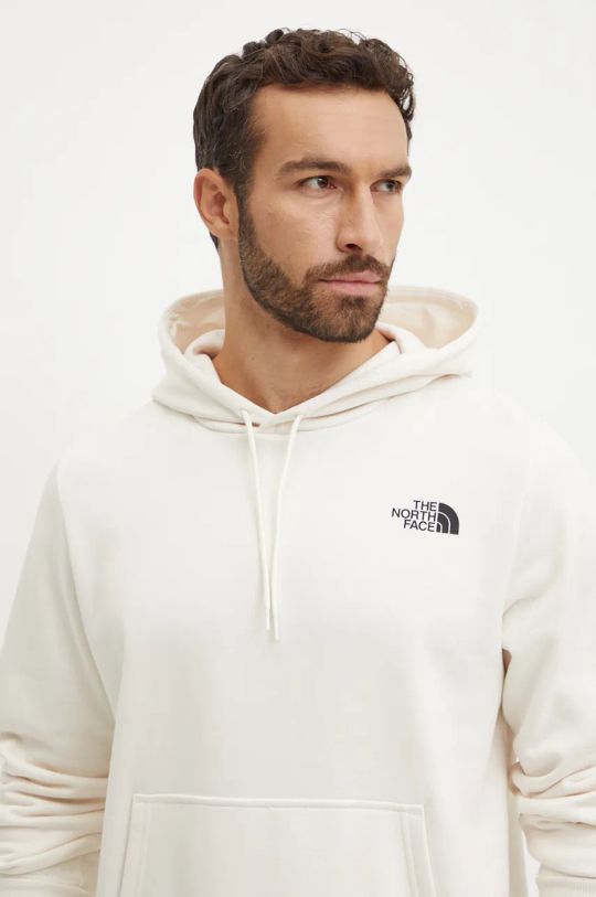 Суичър The North Face Hood Logo с качулка бежов NF0A89EJQLI1