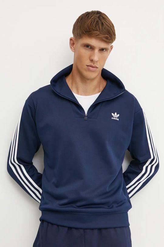 adidas Originals bluza Adicolor cu modele bleumarin IZ4805