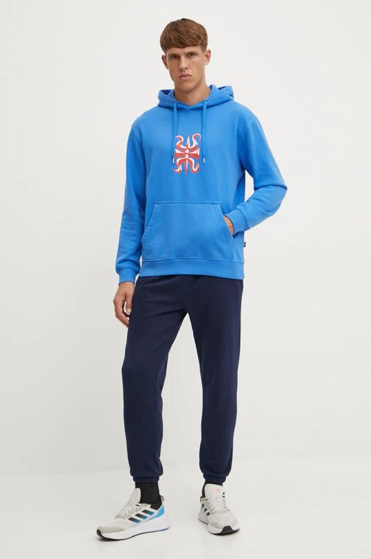 Pulover Quiksilver Mercury Hoodie AQYFT03399 modra AW24