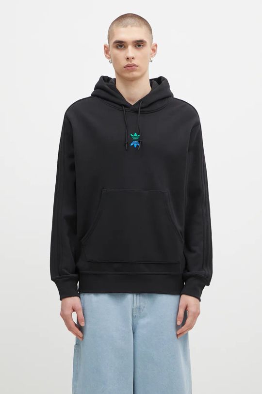 adidas Originals cotton sweatshirt Rolling Links Hoodie Hoodie cotton black IW6657