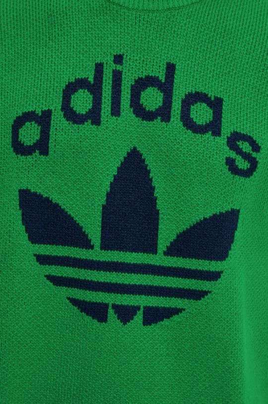 adidas Originals pulover Knit Crewneck JN5966 verde