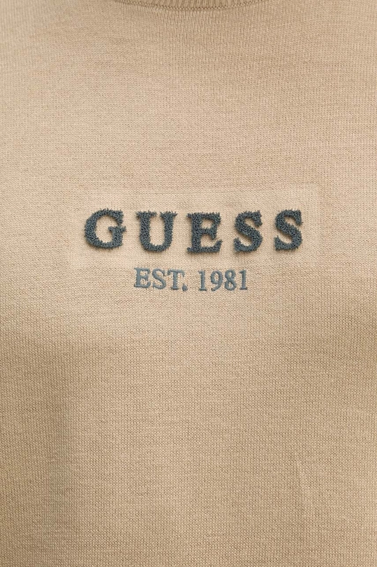 Πουλόβερ με προσθήκη μαλλιού Guess DORAN M4YR04.Z3052 μπεζ