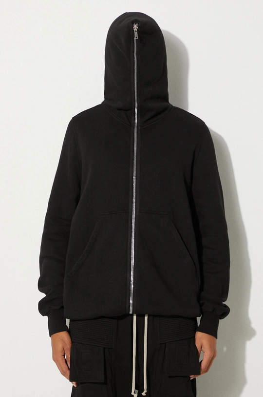 Хлопковая кофта Rick Owens Jumbo Gimp DU02D2283.F чёрный