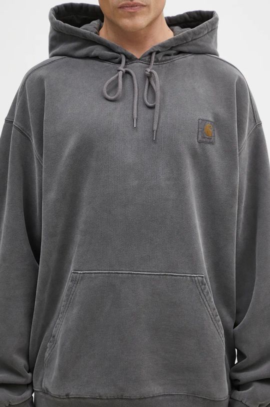 Βαμβακερή μπλούζα Carhartt WIP Hooded Vista Sweat γκρί I029523.87GD