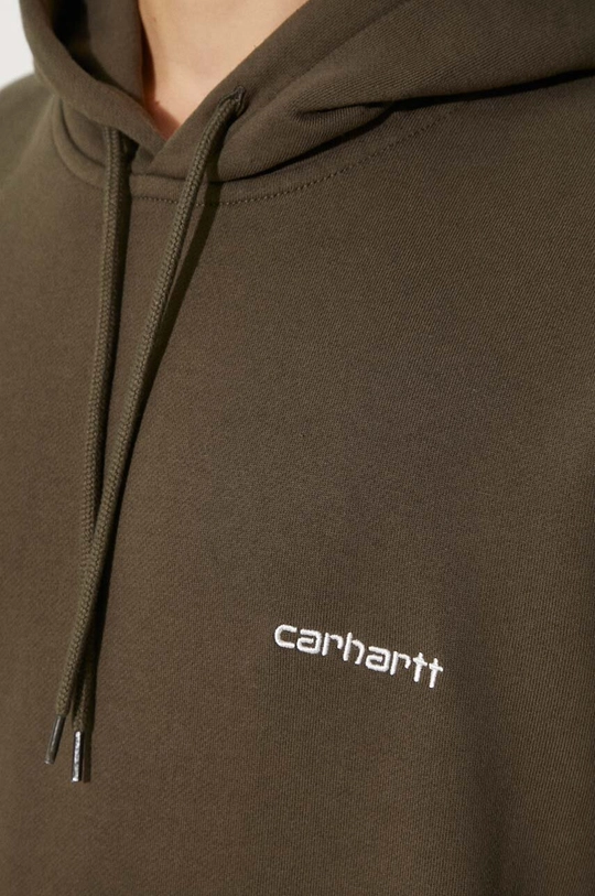 Кофта Carhartt WIP Hooded Script Embroidery Sweat I033658.00XXX зелений