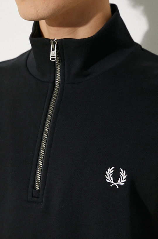 Хлопковая кофта Fred Perry Tipped Sleeve Half Zip Sweat M5545.102