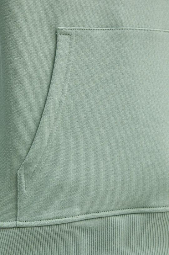 Drôle de Monsieur bluza bawełniana Le Hoodie Slogan Classique E.HO161.CO127.WG zielony