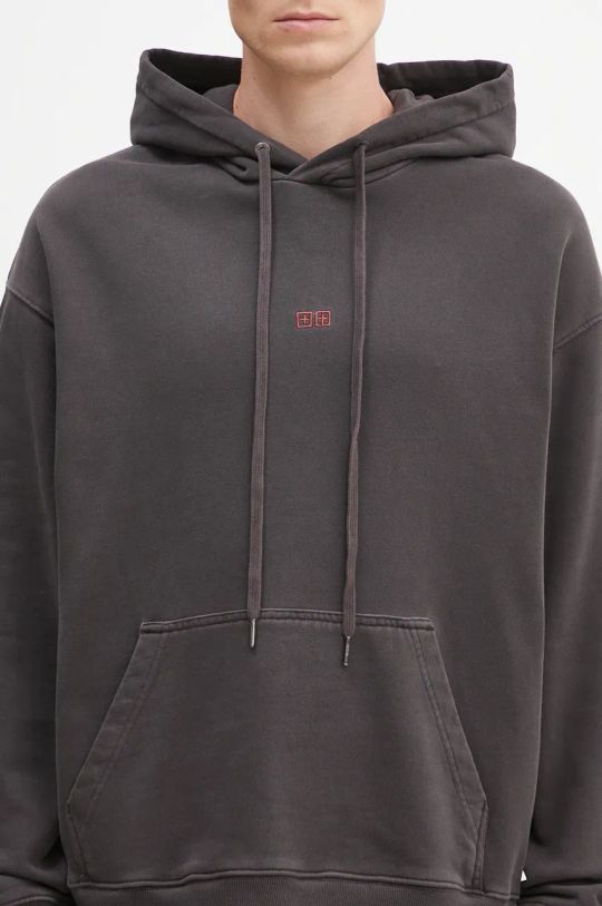 Хлопковая кофта KSUBI Hit List Biggie Hoodie чёрный MFA24FL001