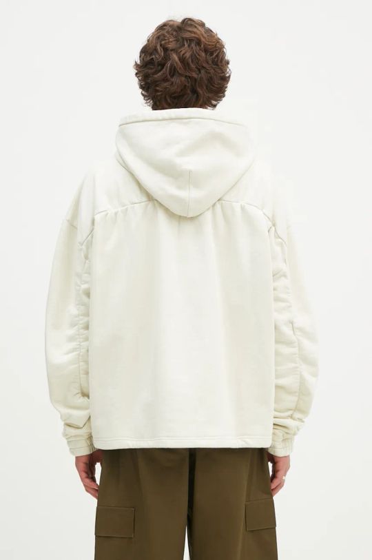 Clothing A-COLD-WALL* cotton sweatshirt Shroud Hoodie ACWMW205 beige