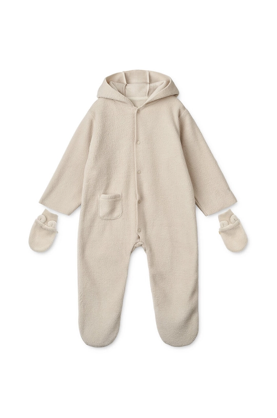 Ολόσωμη φόρμα μωρού Liewood Magnolia Baby Jumpsuit LW19140 μπεζ AW24