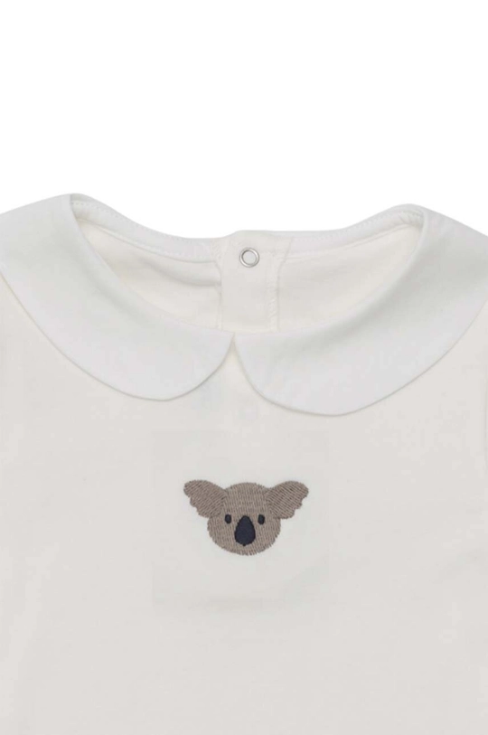 Βαμβακερά φορμάκια για μωρά Donsje Davo Bodysuit Koala 3030104. λευκό