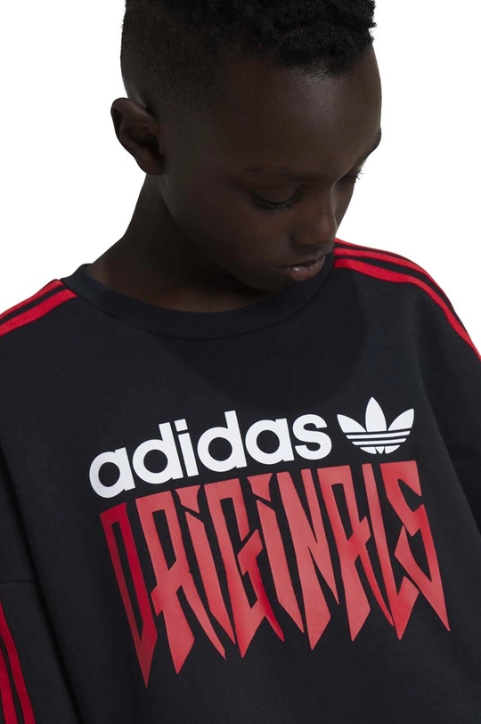 Detská bavlnená mikina adidas Originals CREW IZ4629