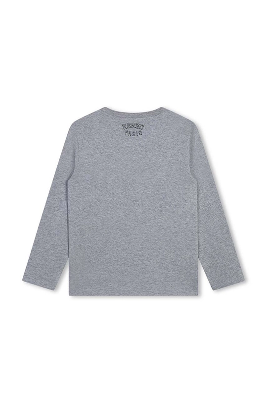 Kenzo Kids longsleeve din bumbac pentru copii K60766.86.108 gri AW24