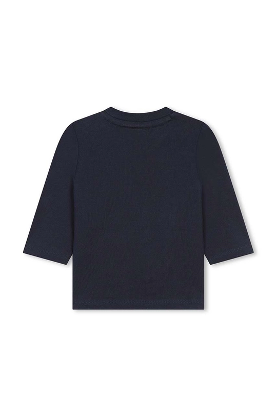 BOSS longsleeve din bumbac pentru bebeluși J51291.86.94 bleumarin AW24