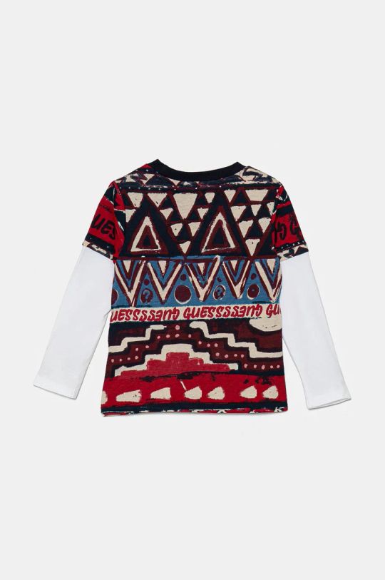 Guess longsleeve bawełniany dziecięcy N4BI07.I3Z13.9BYH multicolor AW24